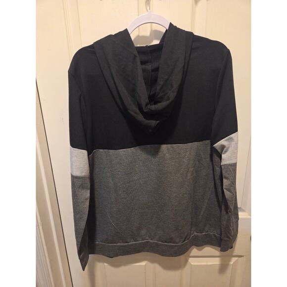 BloomChic Womens Colorblock Hoodie Sweatshirt Size US 12 NWT - Picture 2 of 4